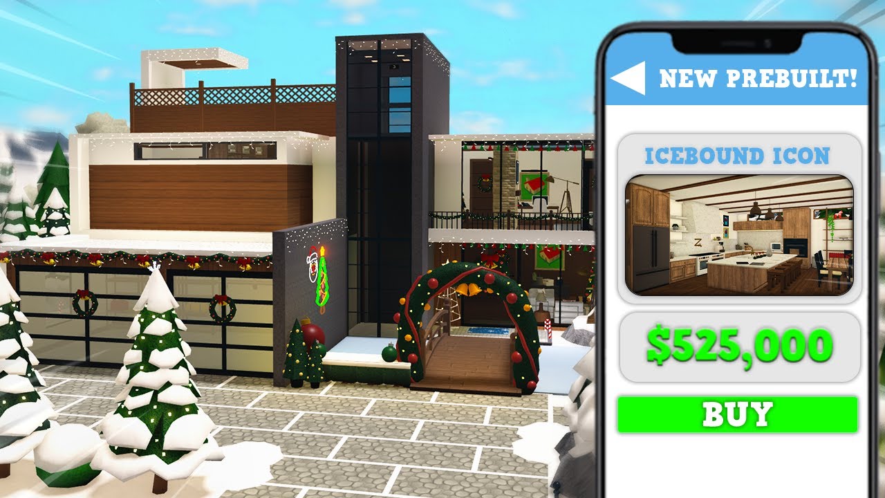 I Built The New MODERN MANSION Prebuilt!