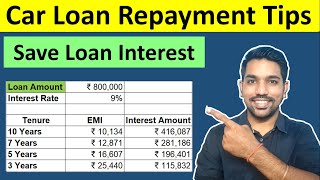 Car Loan Repayment Tips with Calculation | Prepayment Calculator in Excel screenshot 5