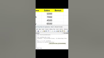 Automate Excel in Seconds: Calculate Bonuses with One Click Using VBA! 💻✨