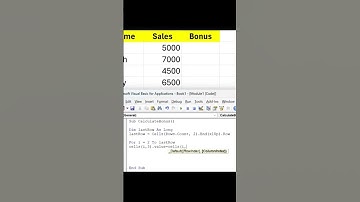 Automate Excel in Seconds: Calculate Bonuses with One Click Using VBA! 💻✨