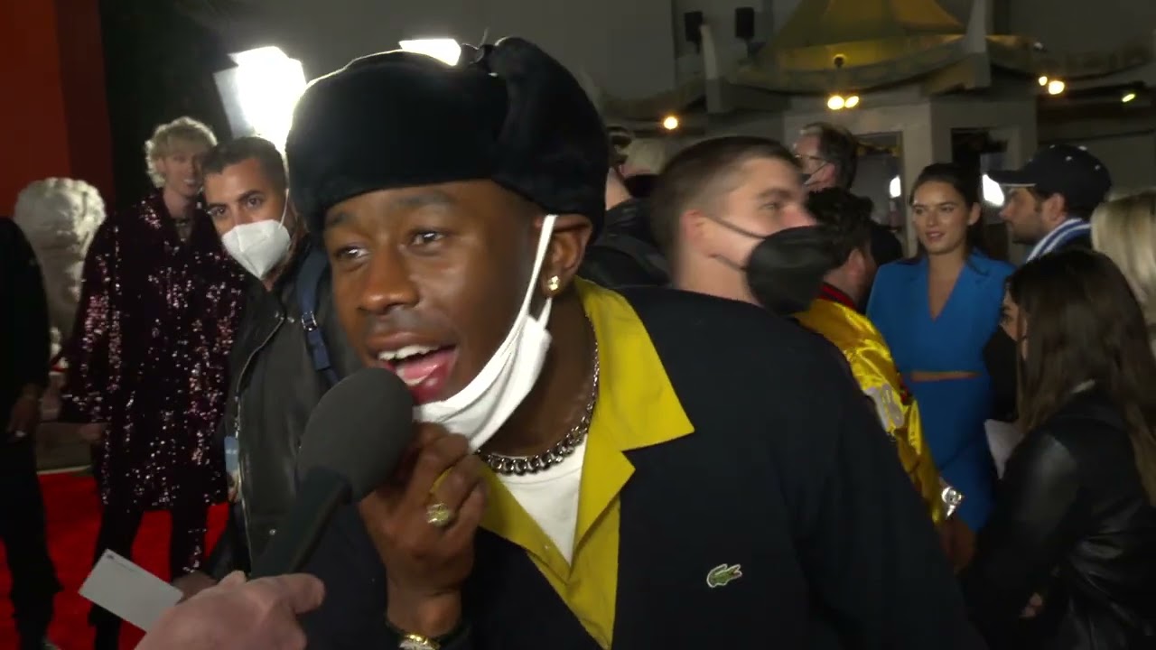 Tyler, the Creator Wears a Preppy Look to the 'Jackass Forever' Premiere