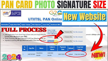Pan Card Photo and Signature Resize kaise Kare I CSC UTI Se Pan Document Kaise Upload Kare i CSC VLE