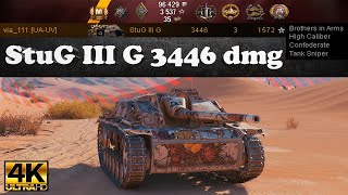 Stug Iii G Epic Battle 3446 Dmg, 3 Kills, 15721327 Exp Ultra Hd 4K World Of Tanks