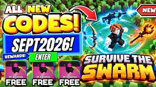 Information *NEW CODES* ALL WORKING CODES FOR SURVIVE THE SWARM IN SEPTEMBER 2026! ROBLOX SURVIVE THE SWARM Guide