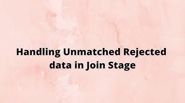 #3 DataStage Realtime Scenario | Handling Rejected data in Join Stage ETL DataStage |+919379365515