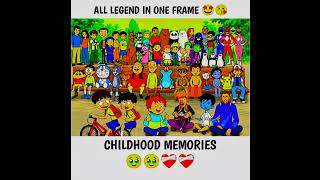 All Legends in One Frame 😍❤️ | Childhood Memories 🥹🔥 #shorts