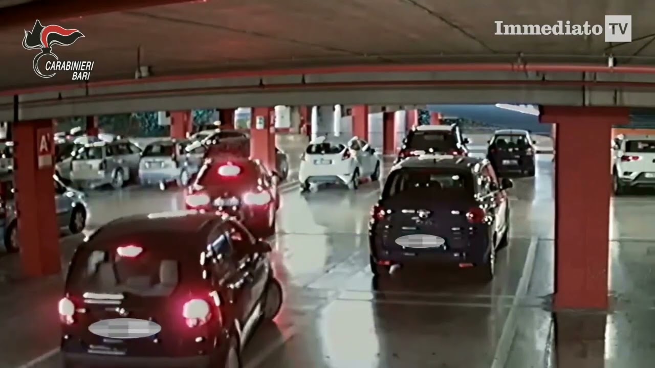 BANDA DI LADRI IN AZIONE TRA PARCHEGGI E CENTRI COMMERCIALI: 11 ARRESTI TRA BARI E FOGGIA