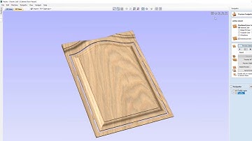 Verhoogde paneeldeur | Vectric V11 Tutorials