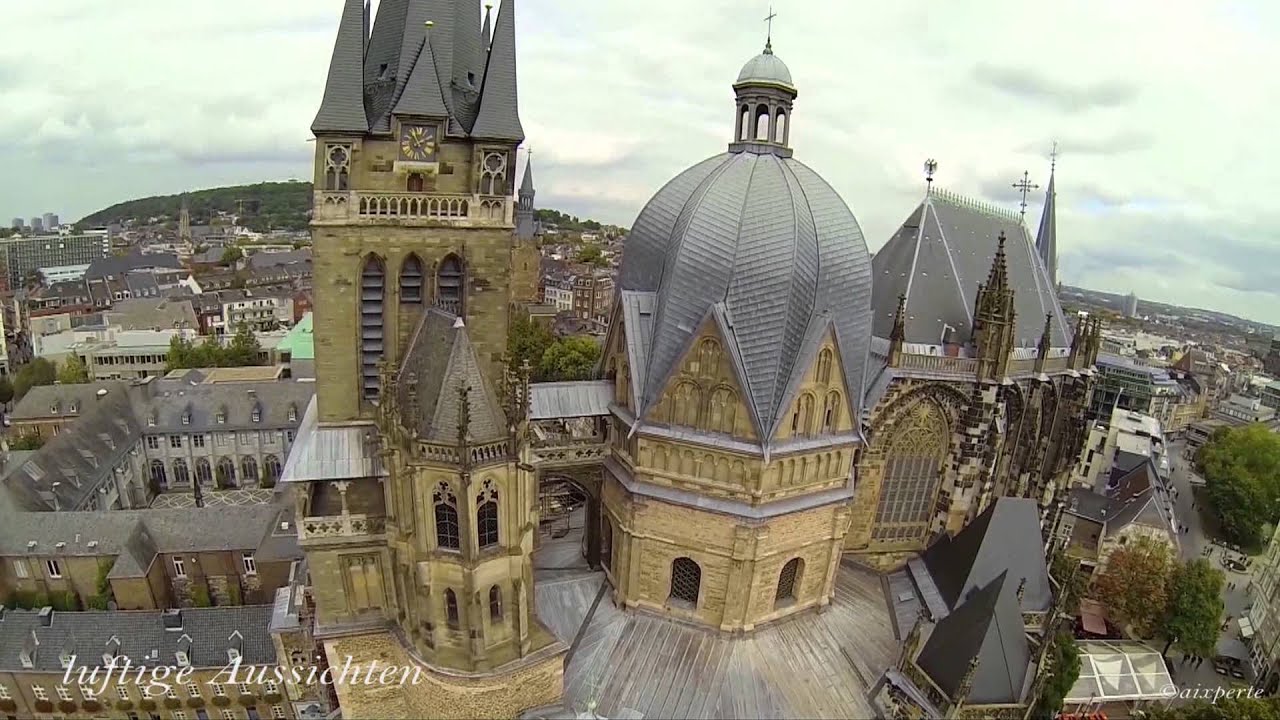 Trailer - Aachen von Oben, imperial city from above, flight video
