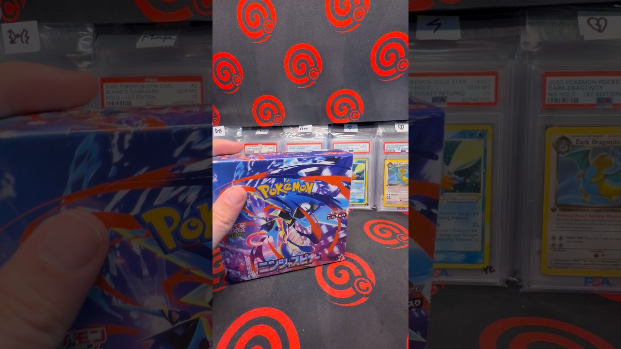 ONE WHOLE BOX of NINJA SPINNER #pokemoncards