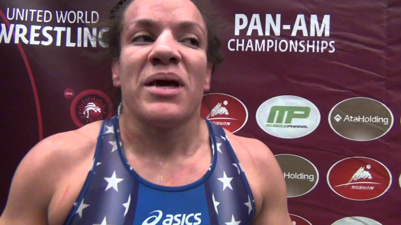 Kelsey Campbell (USA) after 58 kg Semis win at Pan Am Championships