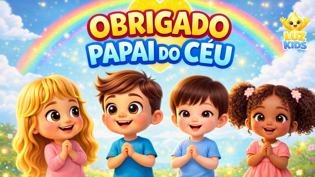 OBRIGADO PAPAI DO CÉU | Música Cristã Infantil | LUZ KIDS