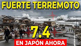 A FEW MINUTES AGO! STRONG EARTHQUAKE IN JAPAN, MAGNITUDE 7.4! IT JUST SHOOK!