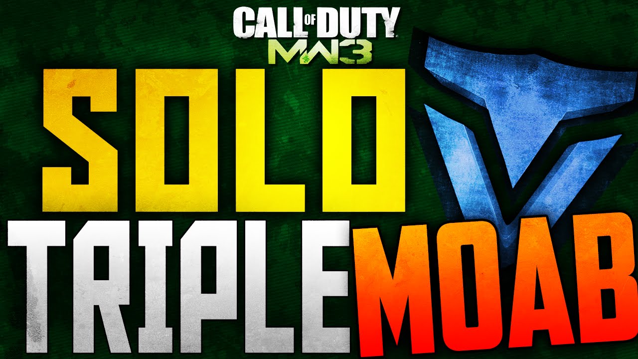 MW3: *SOLO* TRIPLE MOAB By Volt Zoazaaa (CoD: MW3 Solo Triple MOAB)