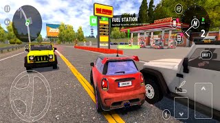 कार पार्किंग Driving School Mini Cooper ड्राइविंग Speed Car - Android Game Play  screenshot 5
