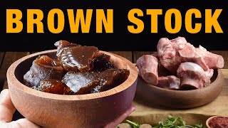 #Brownstock in a stone pot(The foundation of a variety of #sauces  and #soups )