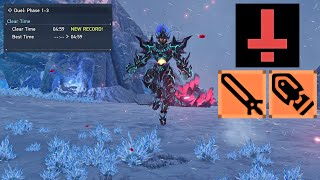 [PSO2:NGS] デュエルクエスト 1-3 アムス 特攻OP無し Hu/Sl Sword/Wire Duel Quest Phase 1-3 (Ams) no Defi Augs