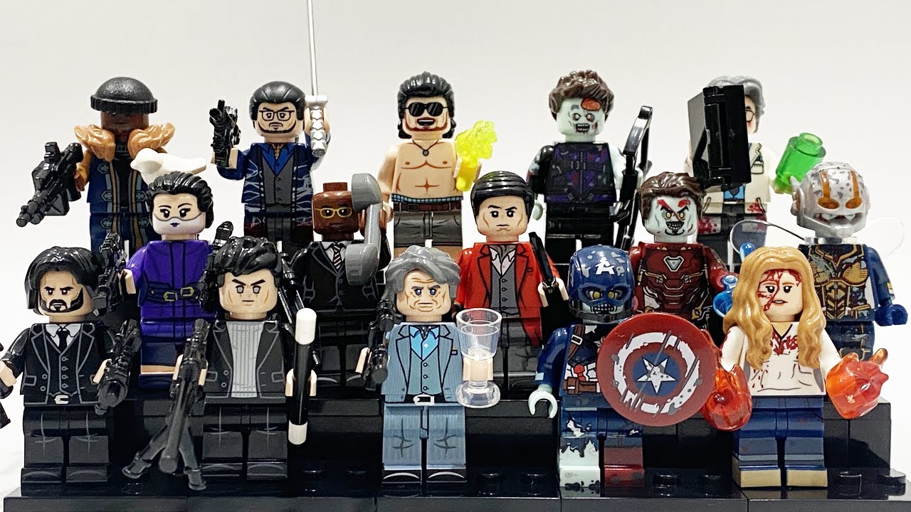 Lego John Wick VS Zombie Unofficial Lego Minifigures Collections