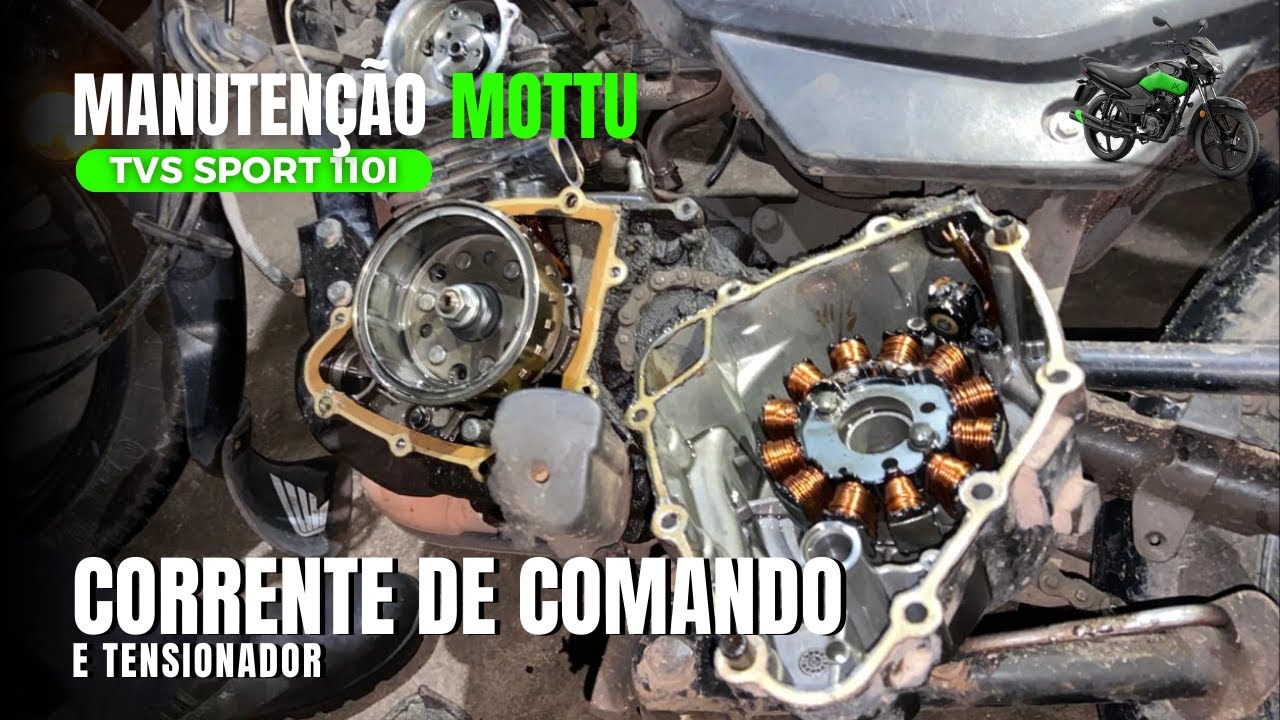 DEU RUIM - MOTTU SPORT  | troca da Corrente de comando e Tensionador