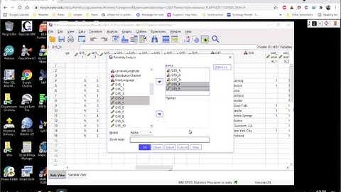 SPSS how-to: Cronbach