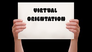 Orientation for Students in SMC under Instructor Jah