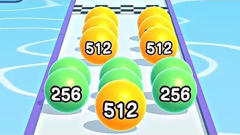 Ball Run 2048 🎱😷 - All Levels Gameplays  Android, iOS v.17