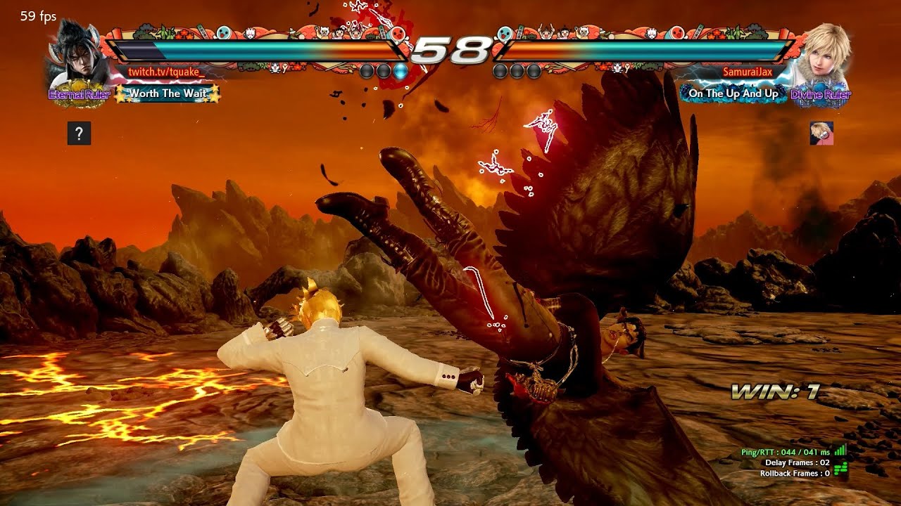 Devilquake (Devil Jin) vs SamuraiJax (Leo) - Tekken 7 ranked