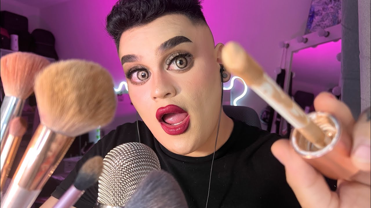 ASMR 💄 TE MAQUILLÓ | Mouths SOUNDS + Spit painting 😴💤