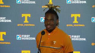 Tennessee Football: Eric Gray talks during South Carolina week