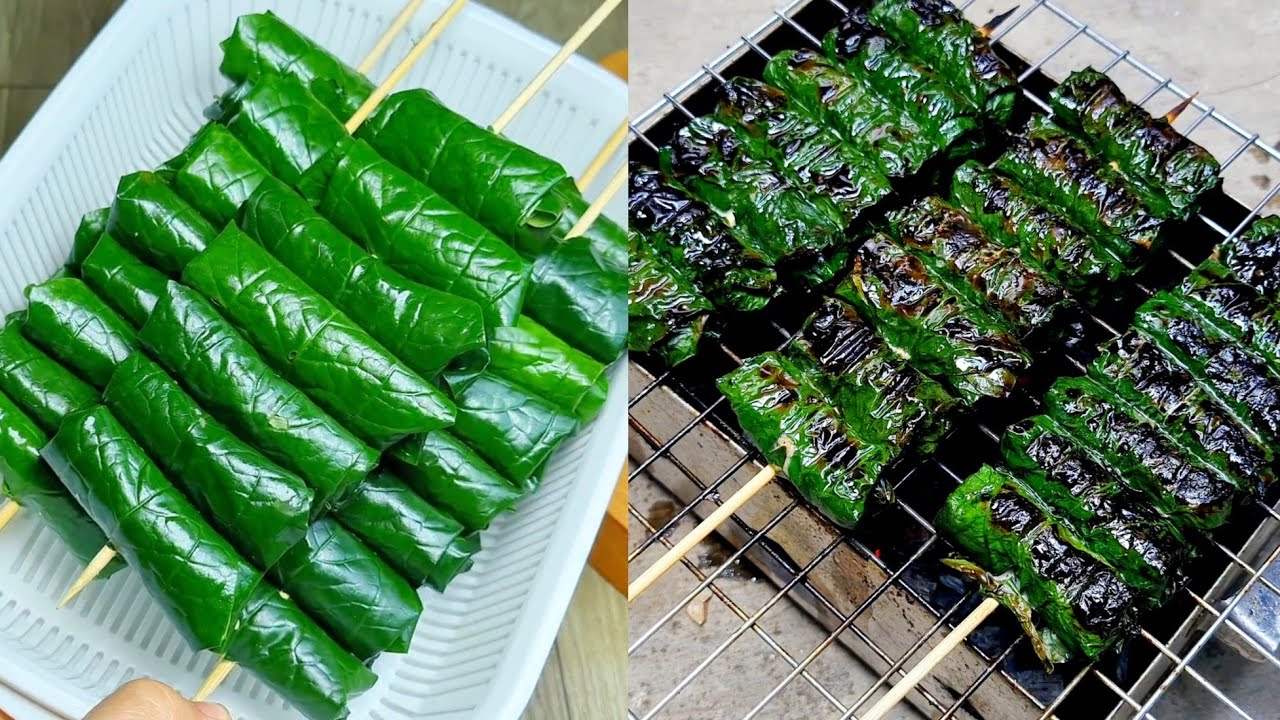 Cách làm BÒ LÁ LỐT và cách ướp thịt Bò Lá Lốt nướng thơm ngon như ở tiệm - @TULEMIENTAY