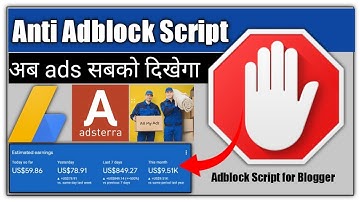 Best Anti Adblock Script For Blogger | Works on all Browsers | Powerful Script For blogger |