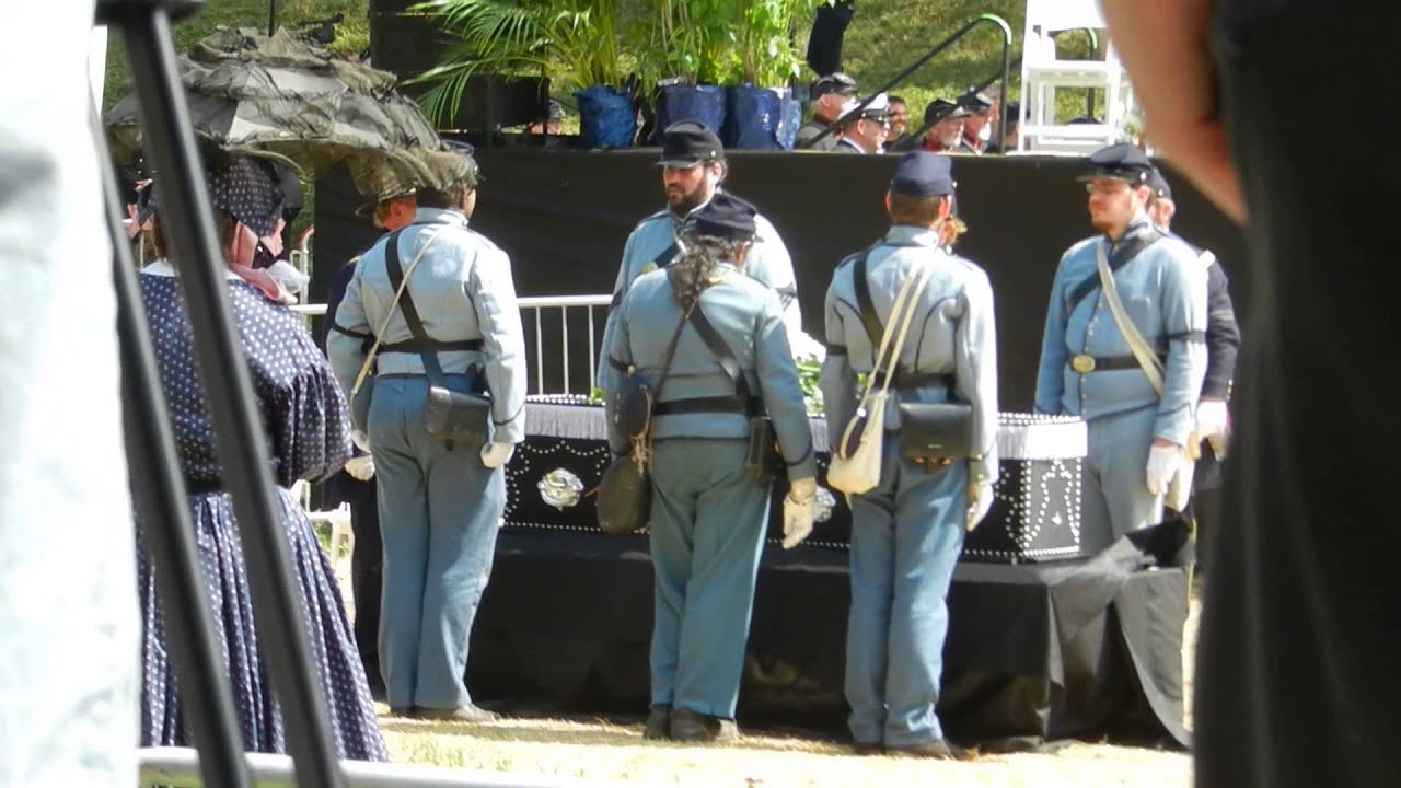 Abraham Lincoln's Coffin - Oak Ridge Cemetery - Funeral Reenactment 2015