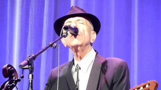 Leonard Cohen - Hey, That`s No Way To say Goobye (live) - Ziggo Dome, Amsterdam - 20-09-2013