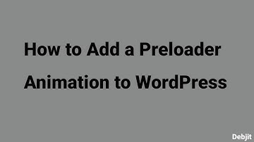 best free WordPress preloader plugin || How to Add a Preloader Animation to WordPress