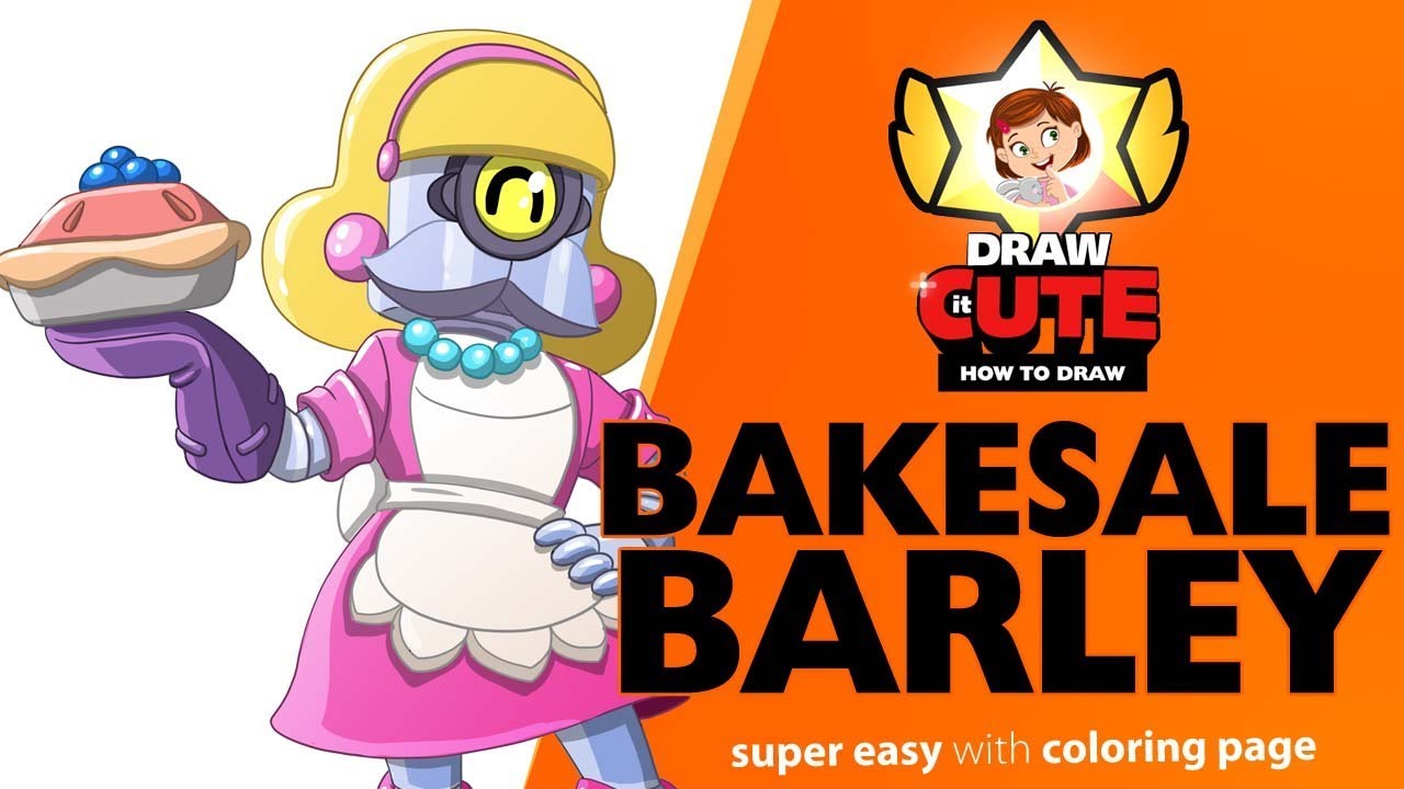 How To Draw Bakesale Barley Brawl Stars Draw It Cute - brawl stars barley zeichnen