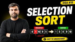👉 DSA in C# Selection Sort | Easy Explanation for Beginners 🔥 Selection Sort Algorithm In Java Java Development Shashank Dubey