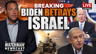 Biden BETRAYS Israel; FREEZES Weapons Shipments to IDF Over Rafah Offensive | Watchman Newscast LIVE