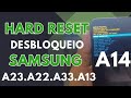 COMO DESBLOQUEAR SAMSUNG A14 SENHA PADRÃO DA TELA HARD RESET