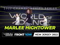 Marlee hightower i frontrow i world of dance new jersey 2022 i wodnj22