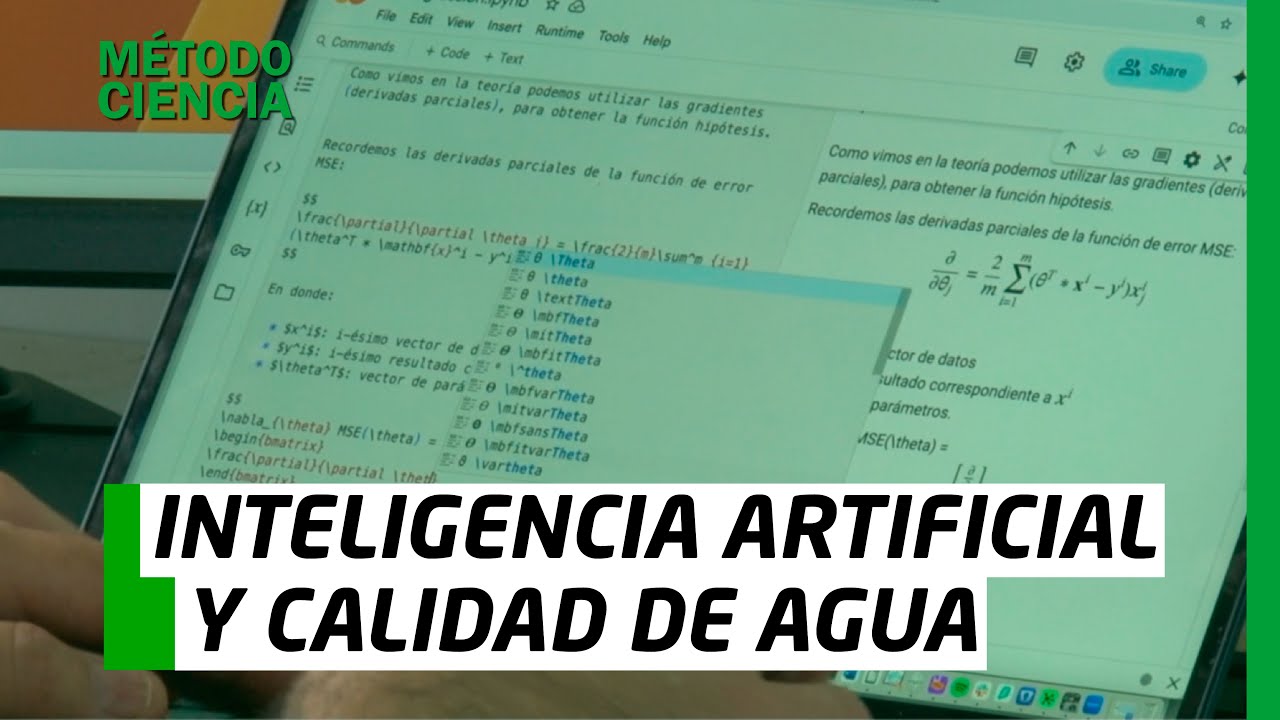 MÉTODO CIENCIA - INTELIGENCIA ARTIFICIAL Y CALIDAD DE AGUA - YouTube