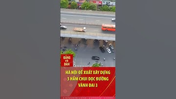 Cận cảnh vị trí Hà Nội đề xuất xây thêm 3 hầm chui 4.500 tỷ đồng để giảm ùn tắc #shorts