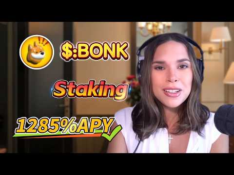⚡ Beginner’s Guide to Solana BONK Staking | Understanding 1285% APY