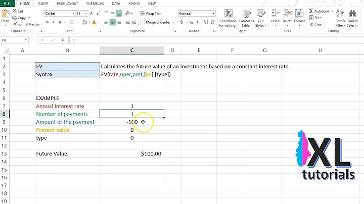 Excel Formula To Calculate Future Value Of Investment - Future Value Calculator Excel