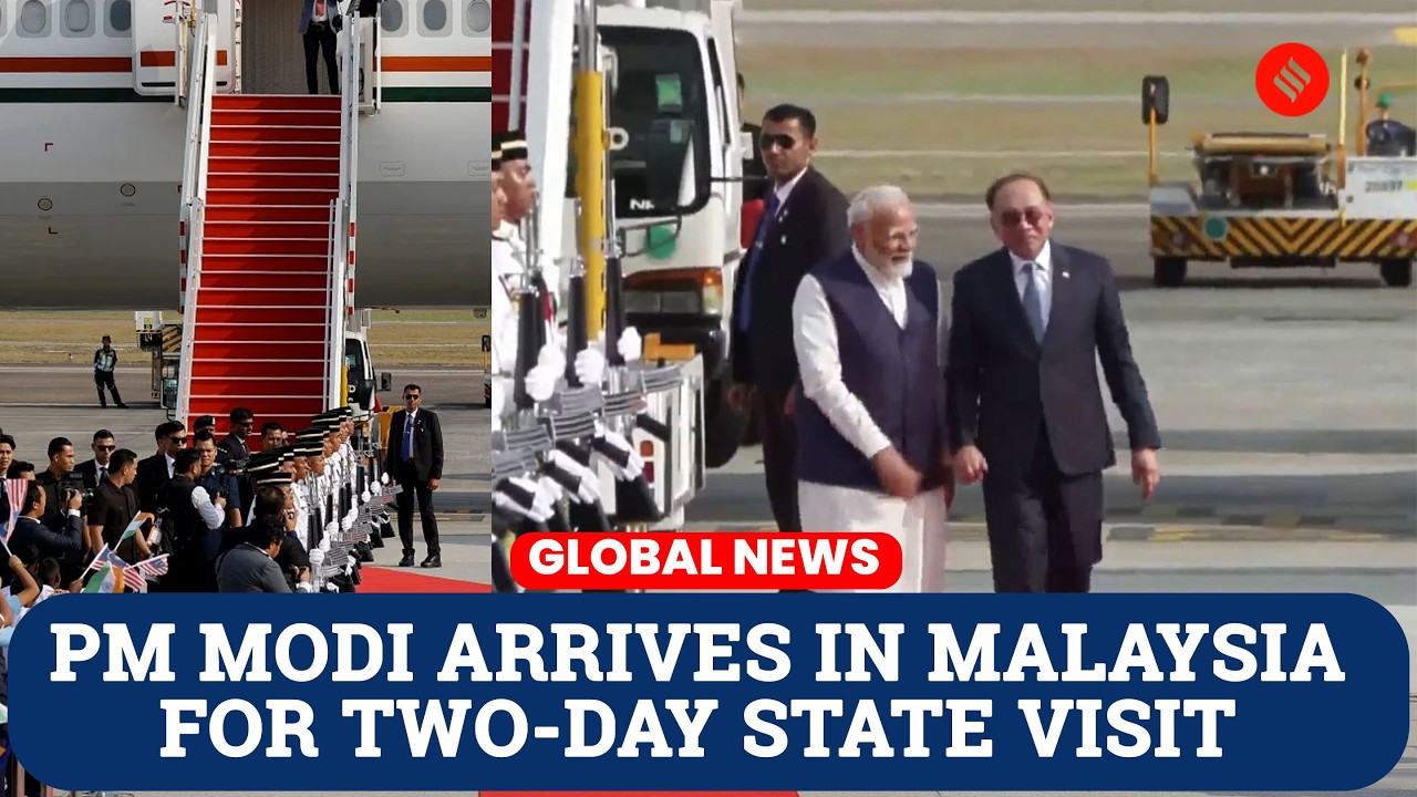 PM Modi Arrives in Malaysia for Two-Day State Visit, Receives Warm Welcome