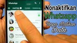 Cara Menonaktifkan WhatsApp Untuk Sementara,Tanpa Mematikan Handphone - Durasi: 1.55. 