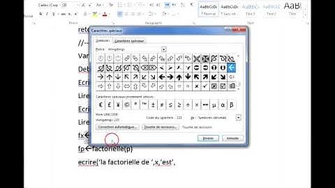algorithme les fonctions les procedures  en darija