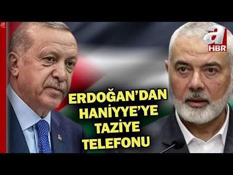 Başkan Erdoğan'dan, İsrail saldırılarında 3 oğlunu kaybeden Haniyye'ye taziye telefonu | A Haber