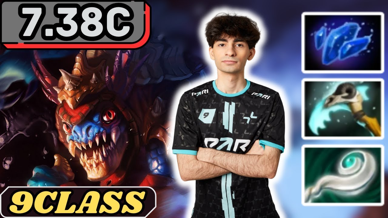 9Class SLARK Soft Support Gameplay Patch 7.38c - Dota 2 Support