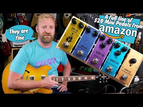 Kmise Pedals Full Line -5 pedals $20 each - they look cool and they're cheap, but are they any good?