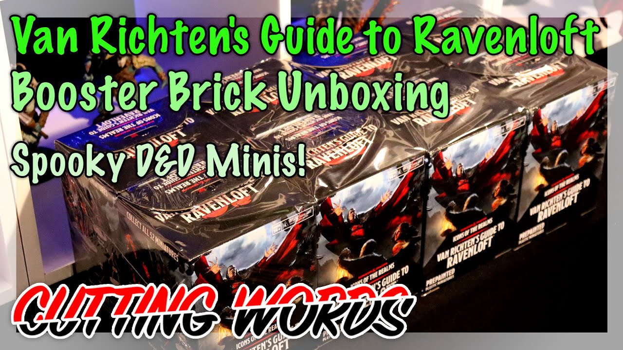 Unboxing: Van Richten's Guide to Ravenloft Booster Brick